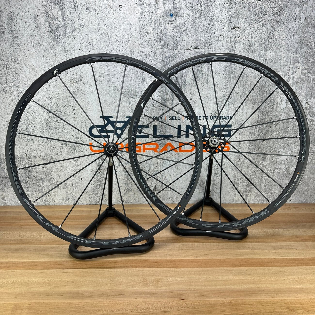 Fulcrum Racing Zero Nite Alloy Clincher Wheelset 700c Rim Brake 1460g