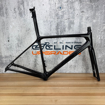 Giant TCR Advanced SL Black/Rainbow Flake Medium Carbon Disc Frameset 700c
