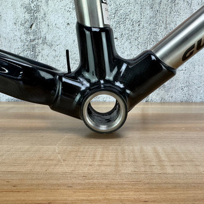 Guru Tantrik Carbon Titanium 58cm Rim Brake Frameset 700c Easton EC90 Fork