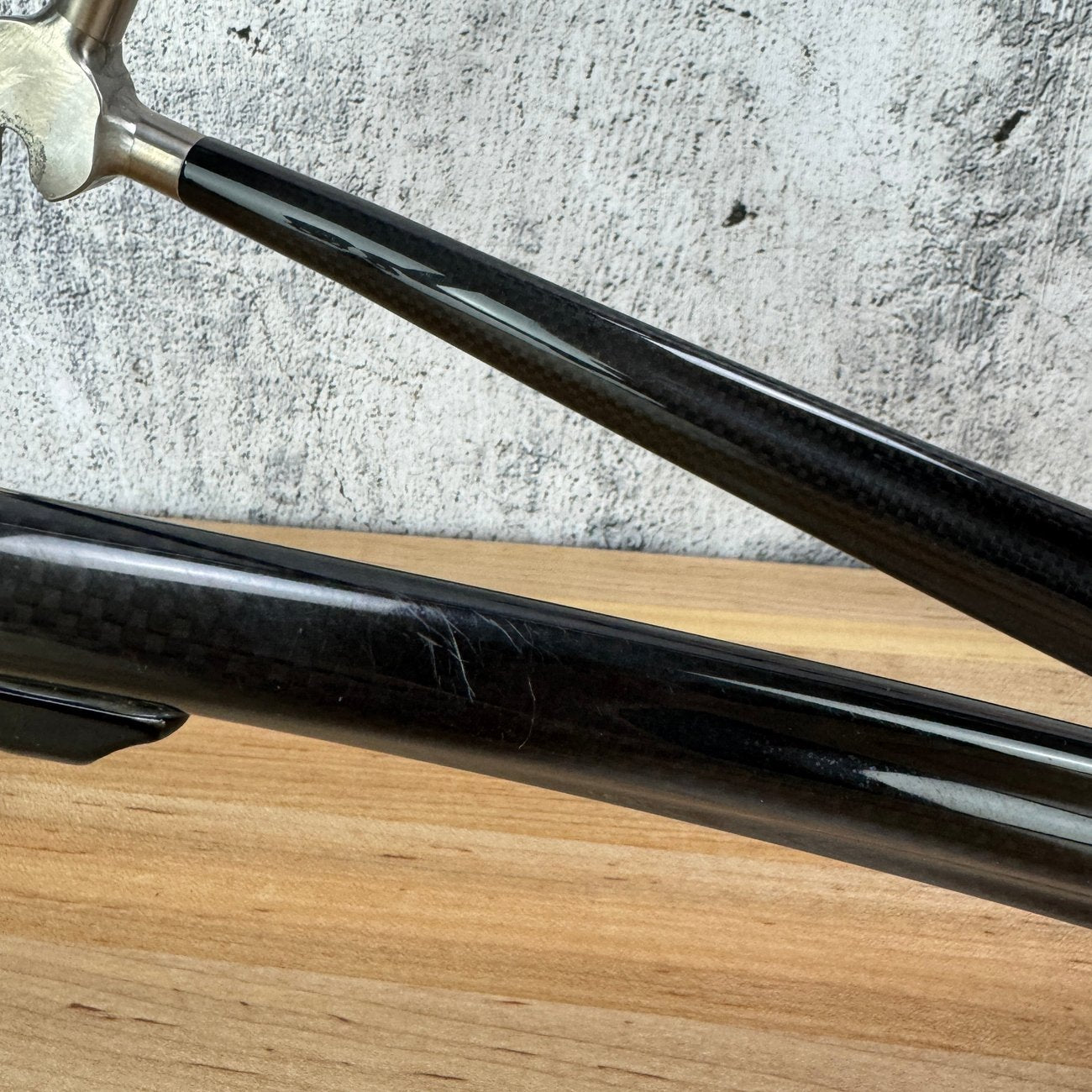 Guru Tantrik Carbon Titanium 58cm Rim Brake Frameset 700c Easton EC90 Fork