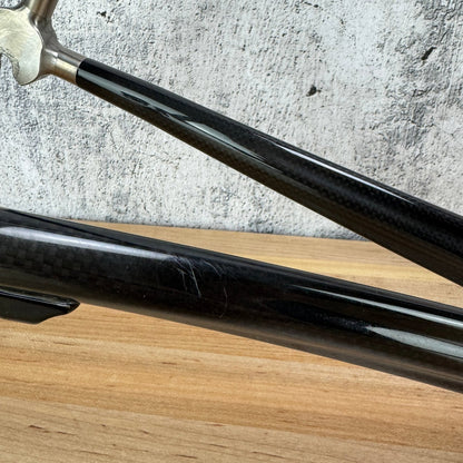 Guru Tantrik Carbon Titanium 58cm Rim Brake Frameset 700c Easton EC90 Fork