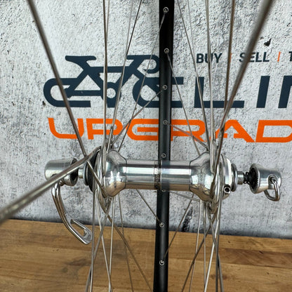 H Plus Son TB 14 Alloy Clincher Wheelset 700c Rim Brake Campagnolo Record Hubs
