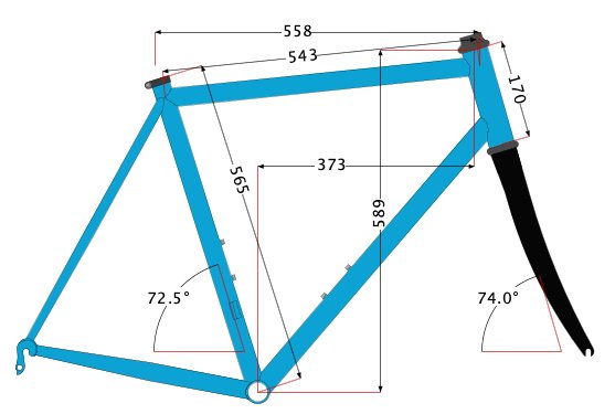 Hampsten Cycles Road 56cm Rim Brake Carbon Frameset 700c New Enve Fork 1718g