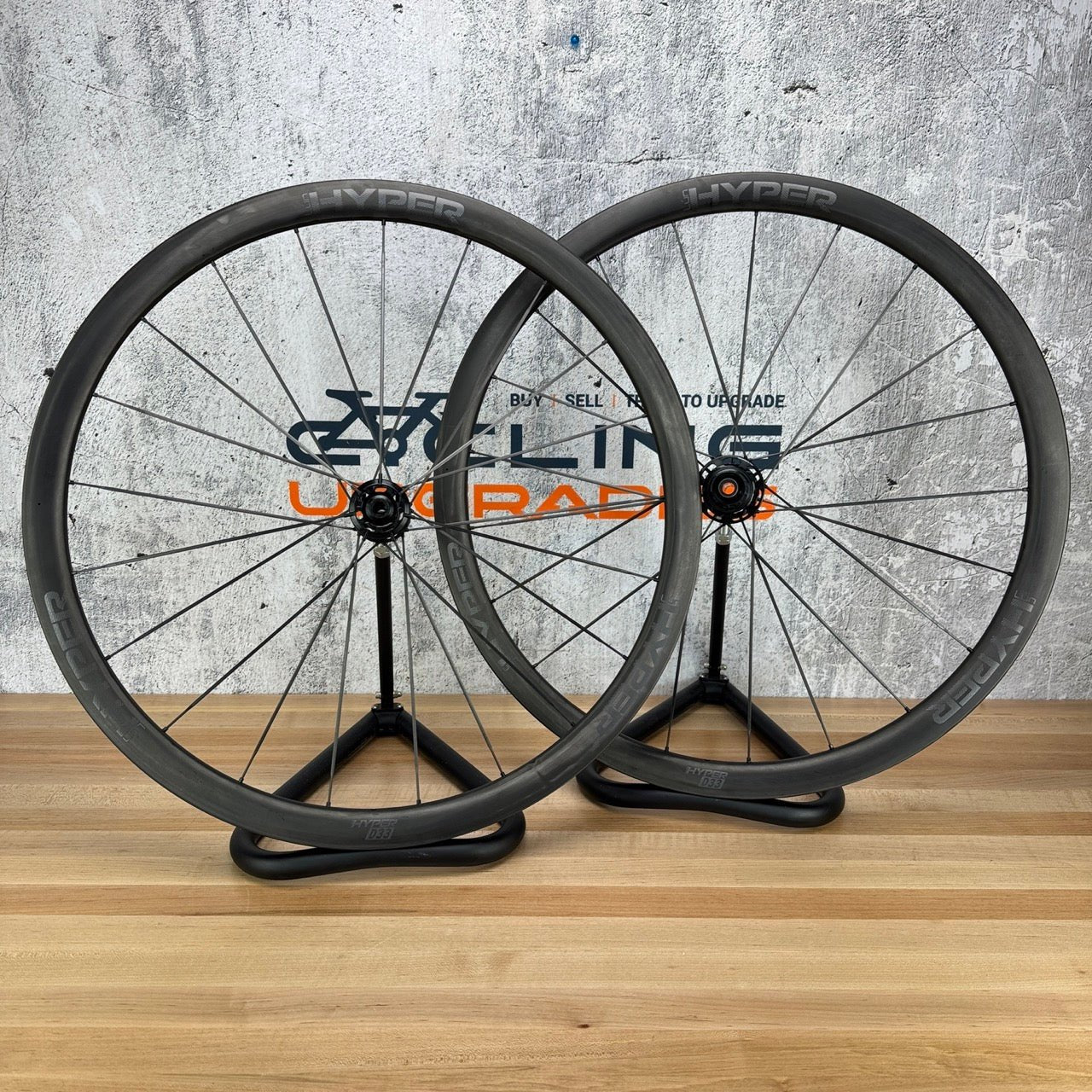 Hyper SE D33 Carbon Tubeless Disc Brake Wheelset 700c 1364g