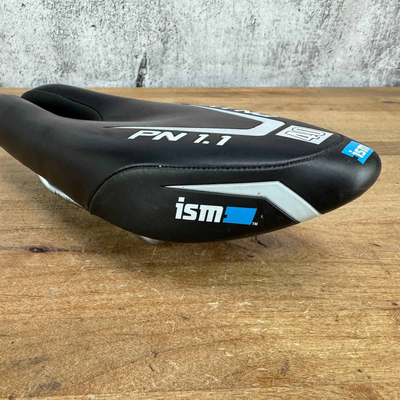 ISM PN 1.1 40 7x7mm Steel Rails 110mm Width Bike Saddle 393g