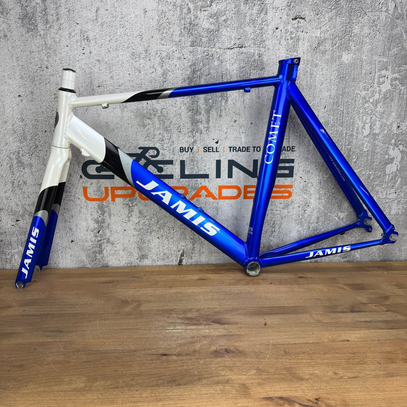 Jamis Comet Blue 54cm Alloy TT/Triathalon Rim Brake Quick Release Frameset 3324g