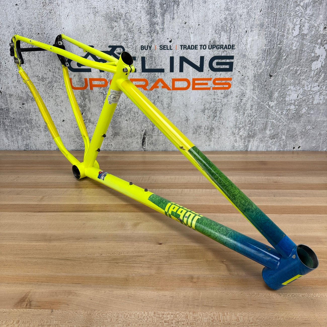 Legor Indole Hardtail Large Sliding Dropouts Columbus Steel MTB Frame 29"