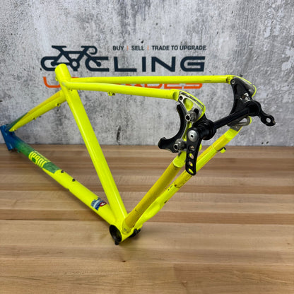 Legor Indole Hardtail Large Sliding Dropouts Columbus Steel MTB Frame 29"