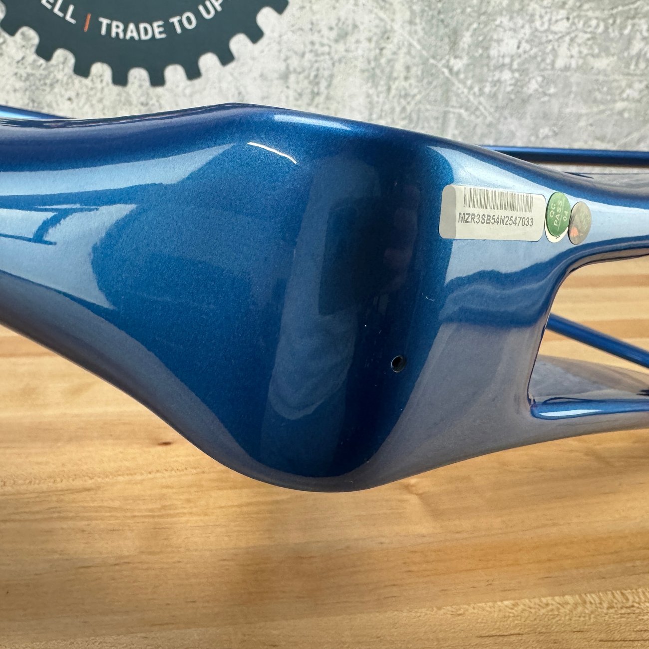 Light Use! 2026 Factor Monza Solar Blue 54cm Carbon Disc Frameset 700c 2642g