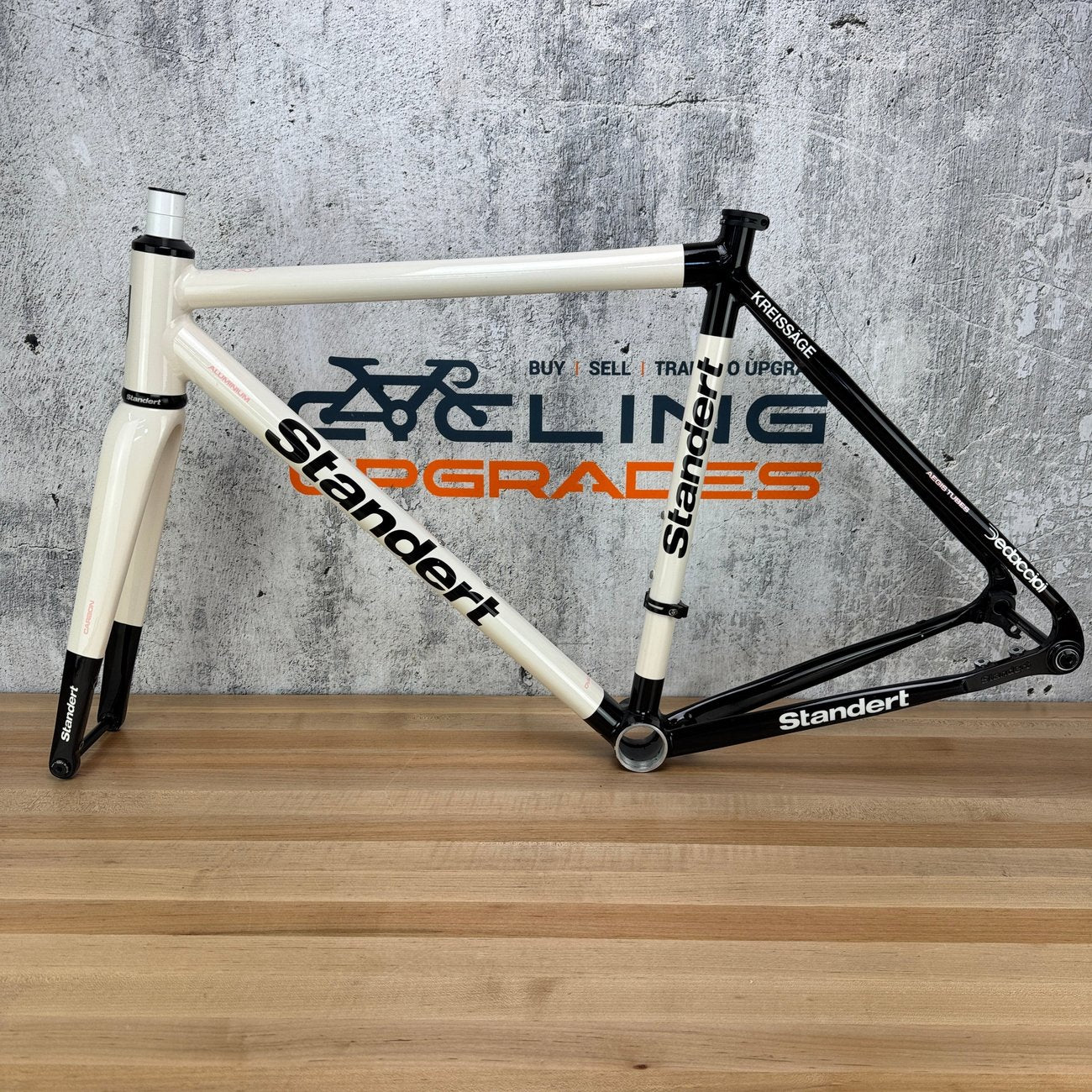 Light Use! 2024 Standert Kreissage Yin Yang 54cm Alloy Disc Brake Frameset 700c