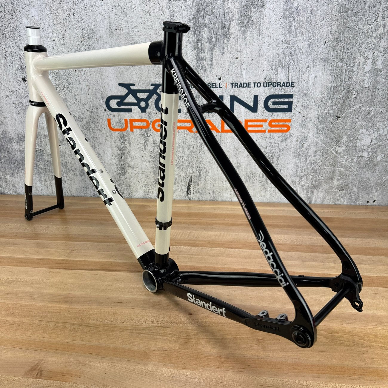 Light Use! 2024 Standert Kreissage Yin Yang 54cm Alloy Disc Brake Frameset 700c