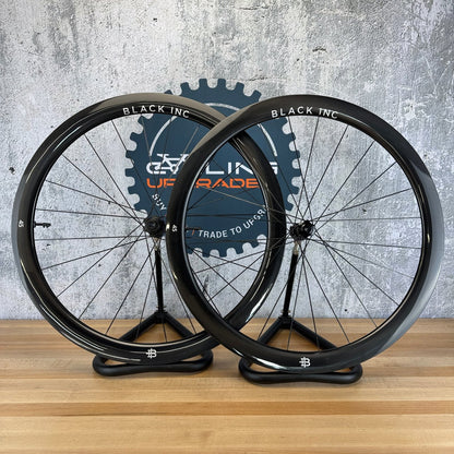 Ridden Once! Black Inc Fourty Five 45mm Carbon Tubeless Bike Wheelset 700c 1605g