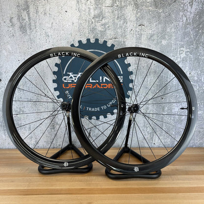 Ridden Once! Black Inc Fourty Five 45mm Carbon Tubeless Bike Wheelset 700c 1605g