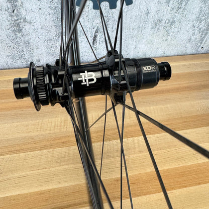 Ridden Once! Black Inc Fourty Five 45mm Carbon Tubeless Bike Wheelset 700c 1605g