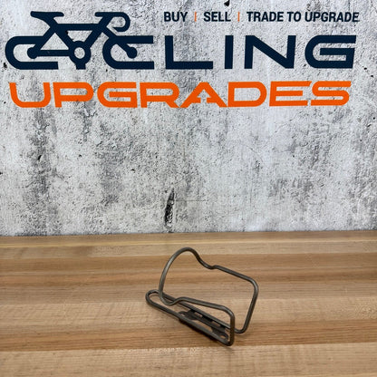 Light Use! Blackburn Swerve Titanium Bike Single Water Bottle Cage 31g