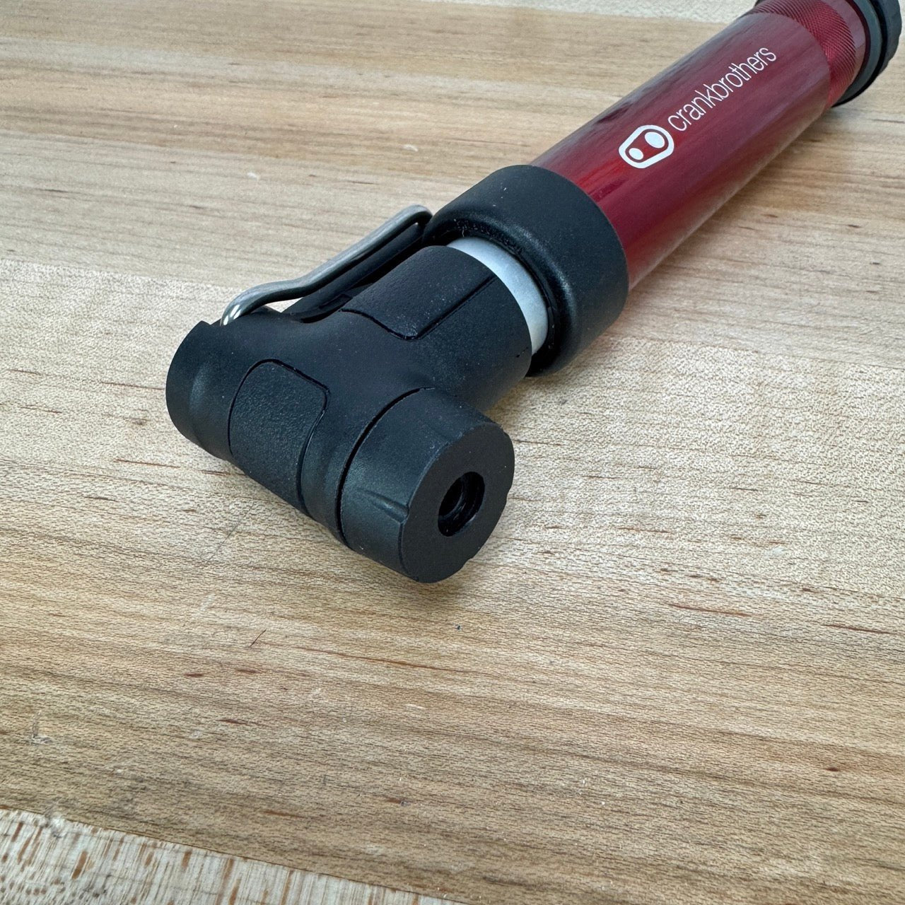 Light Use! Crankbrothers Gem Red Small Bike Frame Pump 153g