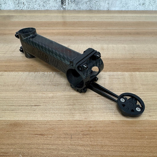 Light Use! Darimo IX4 130mm ±6 Degree 31.8mm Carbon Bike Stem w/ Computer Mount