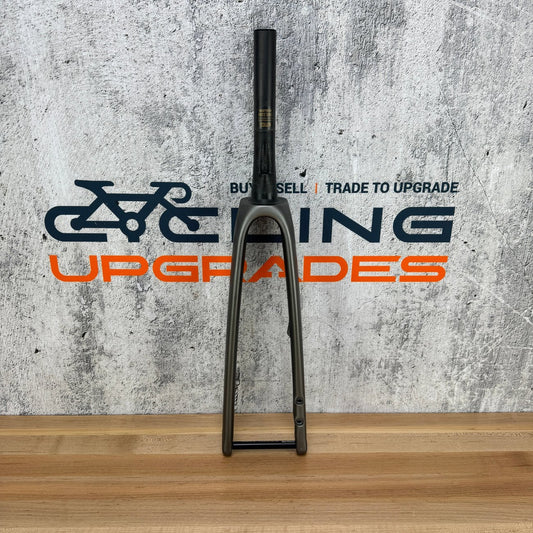 Light Use! Enve Melee Damascus Grey 210mm Tapered Steerer Tube Disc Fork 700c