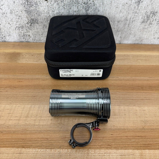 Light Use! Exposure Lights Six Pack MK14 5800 Lumens Bike Light 403g
