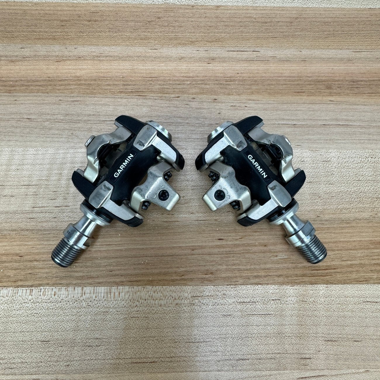 Light Use! Garmin Rally XC200 Dual-Sensing SPD Power Meter Power MTB Pedals
