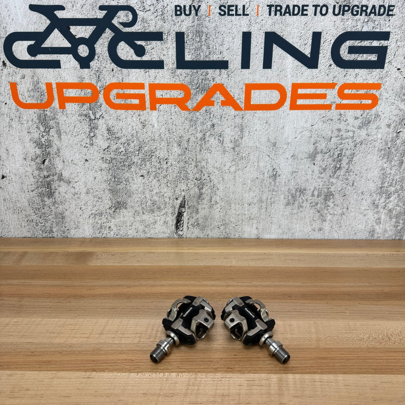 Light Use! Garmin Rally XC200 Dual-Sensing SPD Power Meter Power MTB Pedals