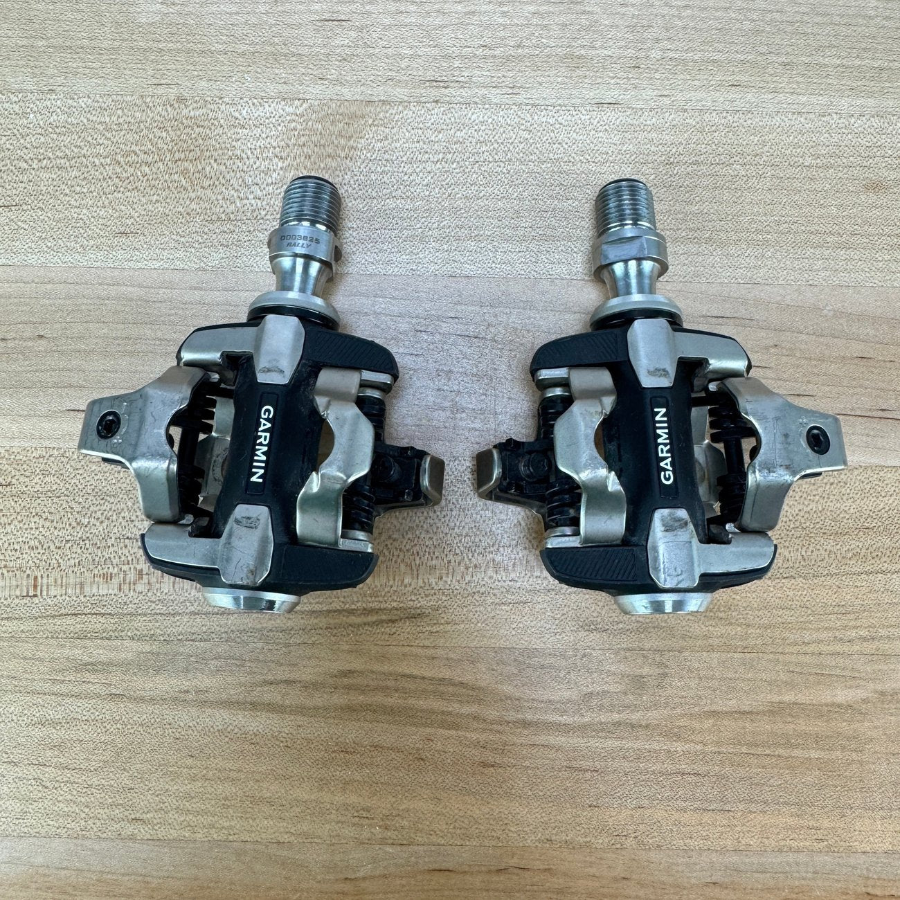 Light Use! Garmin Rally XC200 Dual-Sensing SPD Power Meter Power MTB Pedals