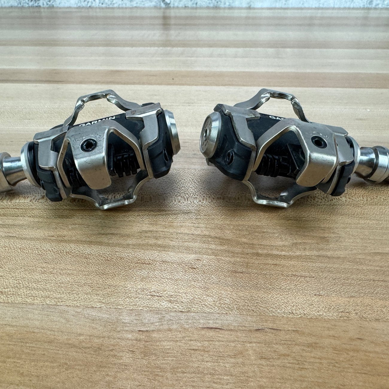 Light Use! Garmin Rally XC200 Dual-Sensing SPD Power Meter Power MTB Pedals