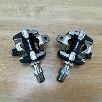 Light Use! Garmin Rally XC200 Dual-Sensing SPD Power Meter Power MTB Pedals
