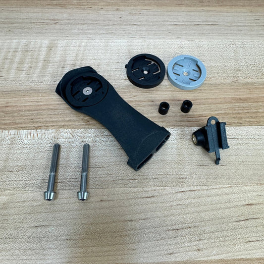 Light Use! Silca Chisela Standard 3D Printed Titanium Out Front Computer Mount
