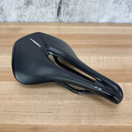 Specialized S-Works Power White Logos 155mm 7x9mm Carbon Rails Bike Saddle 162g