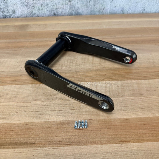 Light Use! SRAM Force AXS XPLR E1 165mm Carbon Dub Wide 8-Bolt Crank Arms 411g