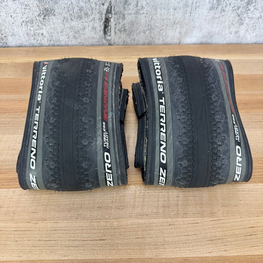Light Use! Vittoria Terreno Zero G2.0 TNT 650 x 47mm Gravel Bike Pair Tires