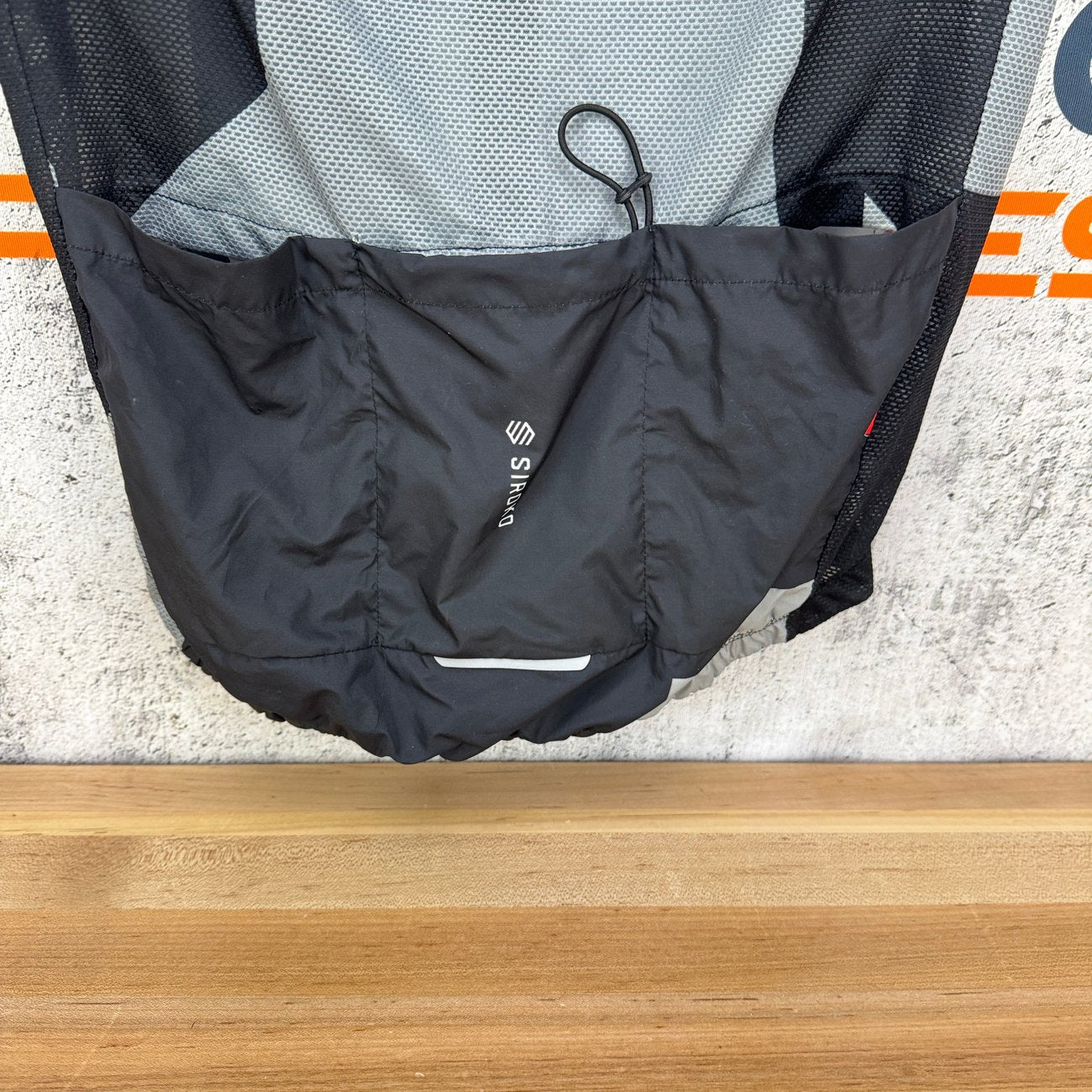 Light Wear! Siroko SC V1 Small Grey/Black/White Cycling Vest