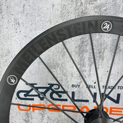 Lightweight Meilenstein 24E Carbon Clincher Rear Wheel 700c Rim Brake 738g