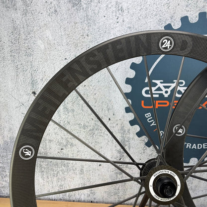 Lightweight Meilenstein C 24D Carbon Clincher Disc Wheelset 700c 1381g