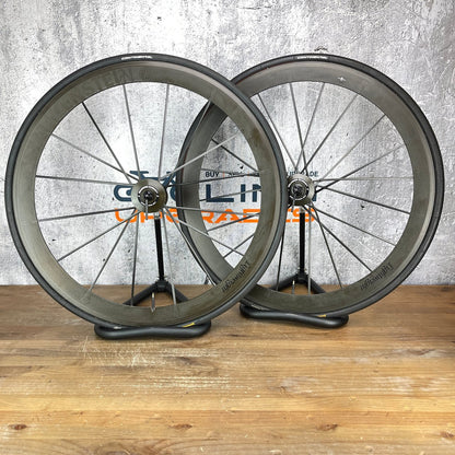 Lightweight Meilenstein Schwarz Ed 48mm Carbon Tubular Wheelset 700c 1100g