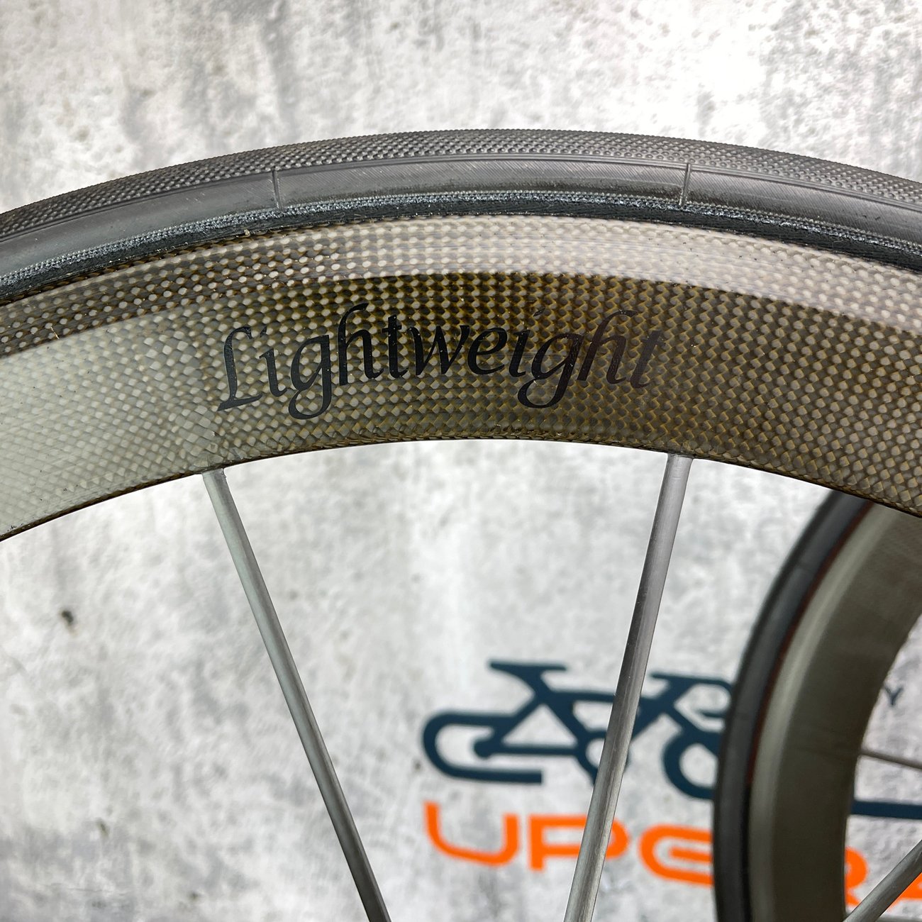 Lightweight Meilenstein Schwarz Ed 48mm Carbon Tubular Wheelset 700c 1100g