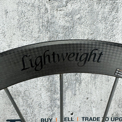 Lightweight Obermayer EVO Schwarz Carbon Tubeless Disc Front Wheel Ceramicspeed