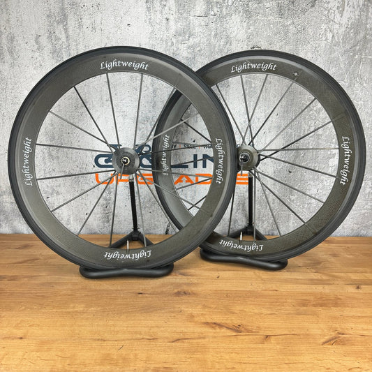 Lightweight Standard III T 53mm 16/20 Carbon Tubular Wheelset 700c Rim Brake 1150g