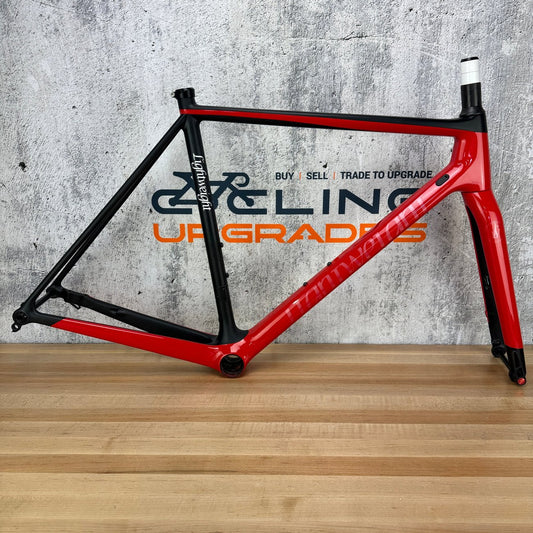 Lightweight Urgestalt Red/Black 54cm Carbon Disc Brake Frameset 700c 1549g