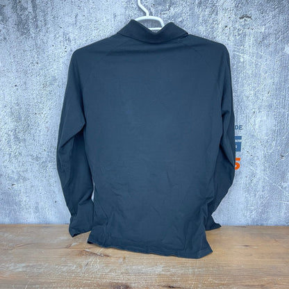 Lightweight Wheels Cycling LS Long Sleeve Men's Large Polo Carbon Accent