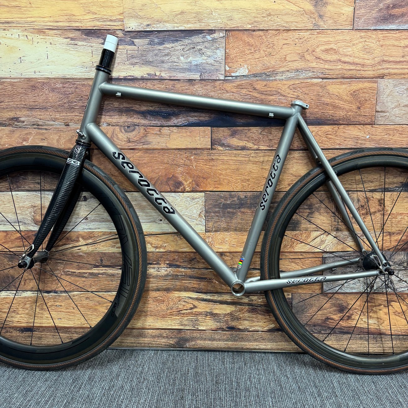Low Mile! 2010 Serotta Classique 58cm Rim Brake Titanium Frameset S3 Carbon Fork