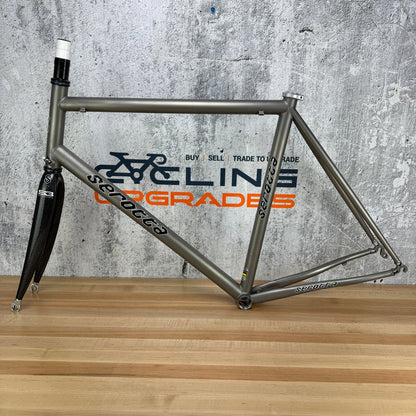 Low Mile! 2010 Serotta Classique 58cm Rim Brake Titanium Frameset S3 Carbon Fork