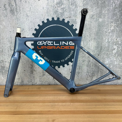 Low Mile! 2020 3T Exploro PRO Medium Carbon Disc Gravel Frameset 700c 2109g