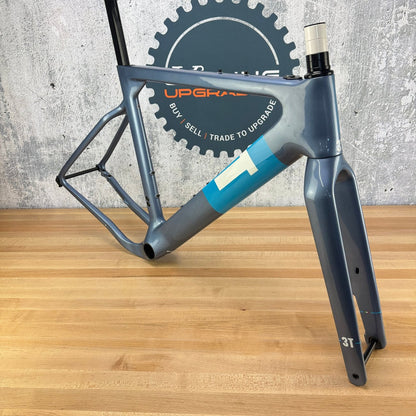 Low Mile! 2020 3T Exploro PRO Medium Carbon Disc Gravel Frameset 700c 2109g