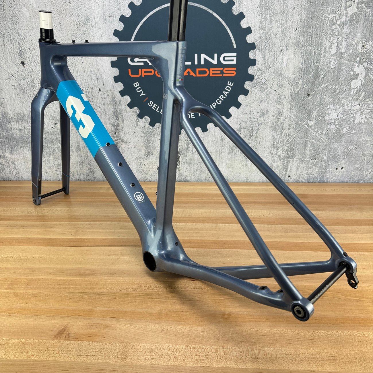 Low Mile! 2020 3T Exploro PRO Medium Carbon Disc Gravel Frameset 700c 2109g