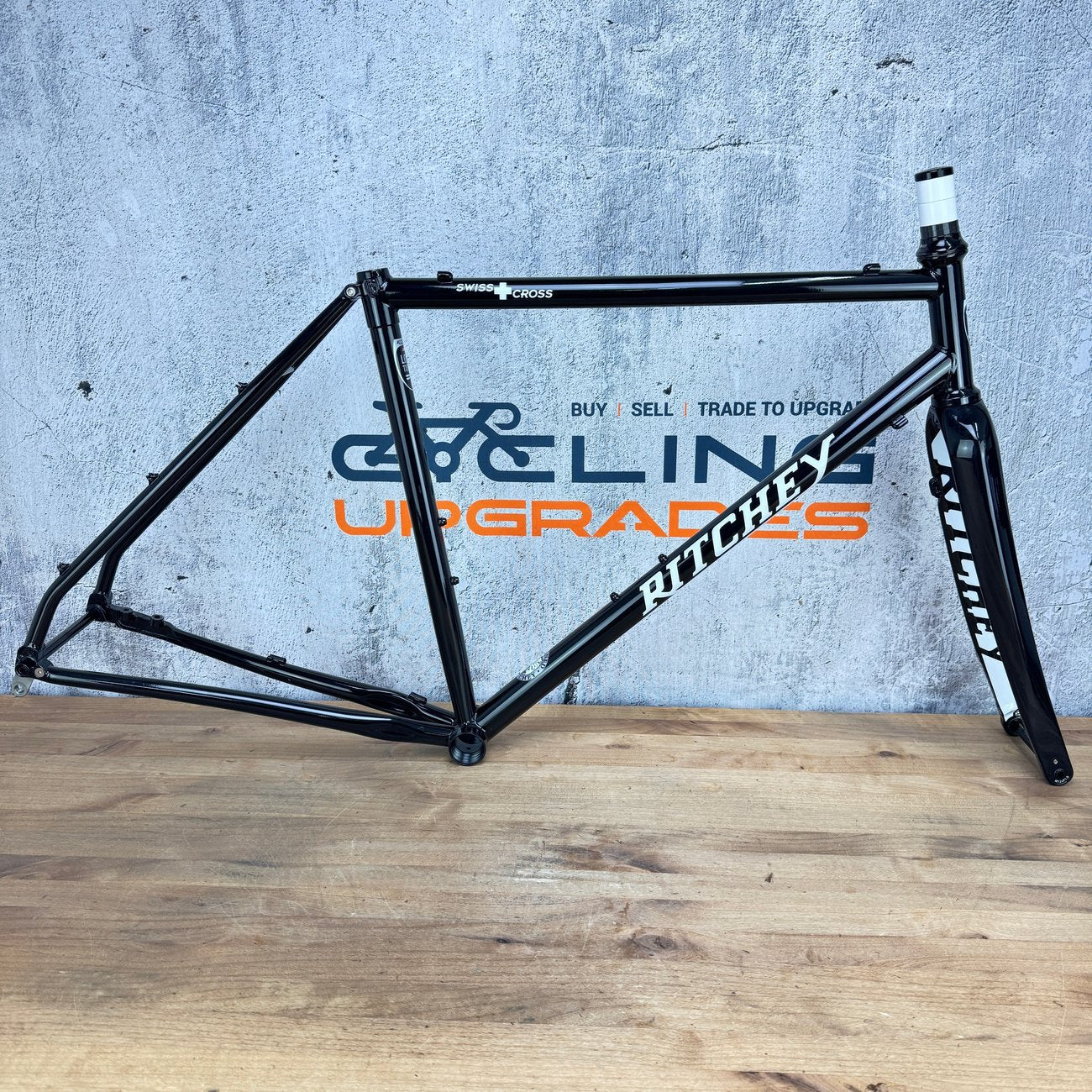 Low Mile! 2021 Ritchey Swiss Cross Medium Steel Disc Frameset 700c 2702g