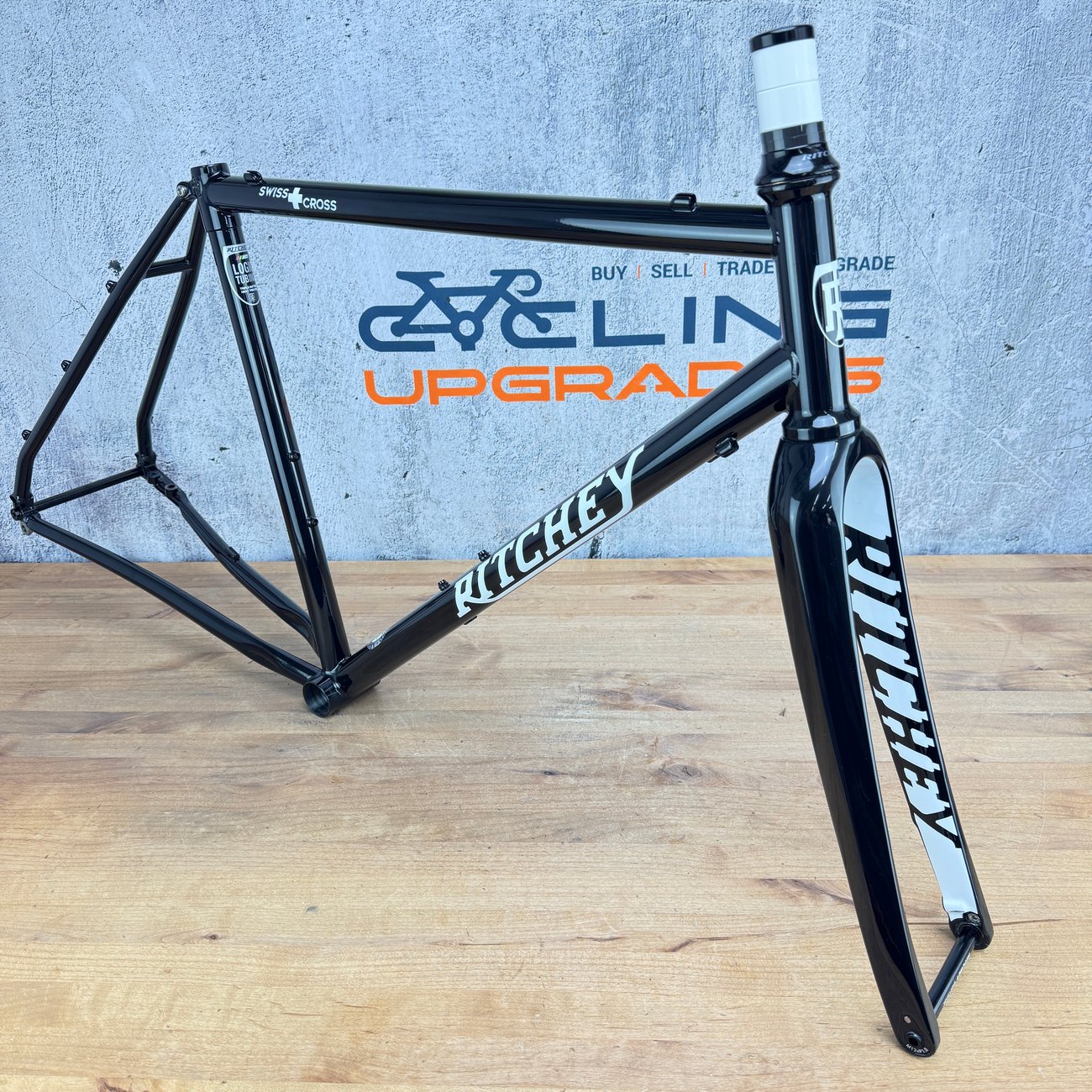 Low Mile! 2021 Ritchey Swiss Cross Medium Steel Disc Frameset 700c
