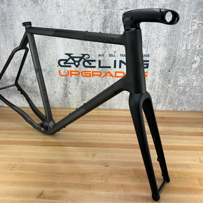 Low Mile! 2023 Argonaut GR3 59cm Carbon Gravel Disc Frameset 700c 1916g