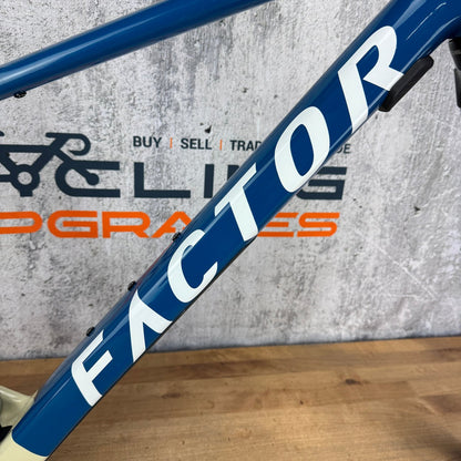 Low Mile! 2024 Factor Lando XC Medium Boost TwistLoc Carbon MTB Disc Frameset 29" 4353g